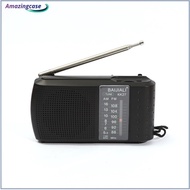 AMAZ KK27 AM FM Radio Portable Pocket Radio Best Reception Battery Operated Radio For Emergency Hurricane Walking