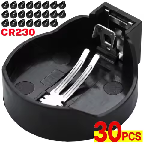 10-30Pcs CR2450 Battery Case Holder BS-2450-1 3V 2 Pins Direct Plug Button Cell Box 2450 Battery Sto
