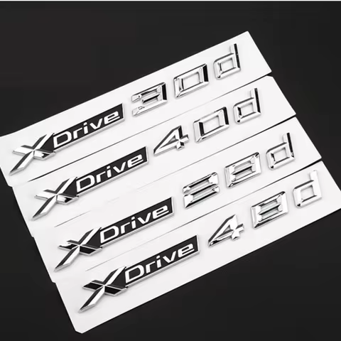 Car Trunk Stickers For BMW X1 E87 F48 X3 F25 E83 X4 X5 E70 F15 X6 E71 F16 X7 XDrive 18d 20d 30d 40d 