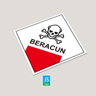 B3 WASTE SYMBOL STICKER - BUILDING