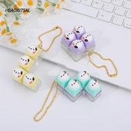 GAOXI75AL 9 Keyboard Key Toy, Stress Relief Anti Stress Finger Keyboard Games Keychain, Funny DIY Bu