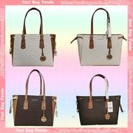 Beg Tangan Wanita MK Voyager Sederhana | Tote Branded Monogram | MK Medium Tote Bag