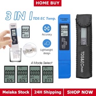 Digital Water Quality Tester TDS EC Meter Range 0-9990 Multifunctional Water Purity Temperature Mete