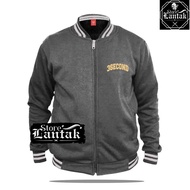 Jaket Varsity Pria 3Second Keren Text Gold Baseball Distro Pria Jaket Pria Wanita Keren Oversize C