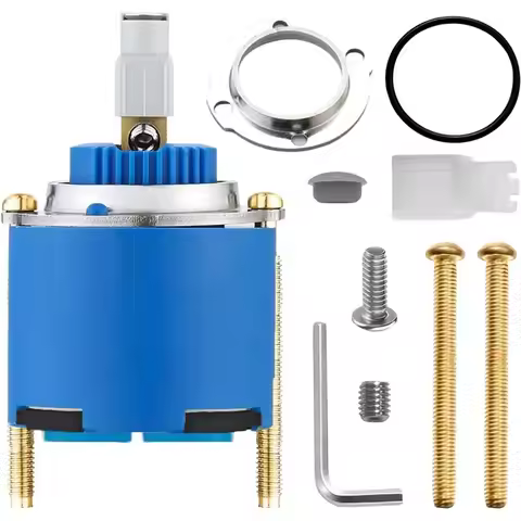 46Mm Faucet Cartridge,Faucet Cartridge Replacement, For Grohe 46048000 Single Handle Faucet And Sink