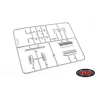 .Hard Body Decoration Set Z-B0193 : RC4WD 1985 TOYOTA 4RUNNER CHROME PARTS