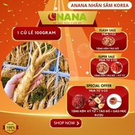 6-year-old Korean standard fresh ginseng - Type 1 odd root size 10-11 roots/kg, a precious herb for 
