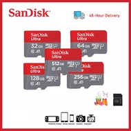 การ์ดหน่วยความจำ SanDisk  Micro SD 16GB-1TB รองรับมือถือ กล้องวงจรปิด เครื่องเล่นเกม กล้องติดรถยนต์
