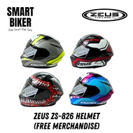 Zeus Helmet ZS-826 Full Face Helmet Free Merchandise