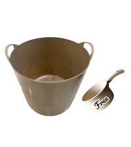 Flexible and Multipurpose Aesthetic Jumbo Bucket with Handle / Timba with (Free Tabo)
