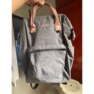 anello backpack in gray and pink color brand new