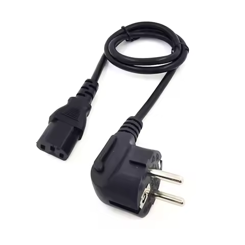 0.8m AC Power Cord For PDU UPS, European Standard CEE7/7 Socket To IEC C13 Kettle Extension Cable Sh