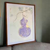 《紫气东来》新中式玄关卧室紫色奶油风葫芦客厅装饰画寓意好壁画2607031 "Purple Aura from the East" New Chinese Style Entryway Bedroom