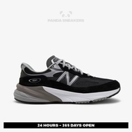 Sepatu NB 990V6 Made in USA Black White Grey Authentic
