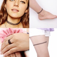 Choker necklace Choker/ set Choker Bracelet/ Choker Ring/ Anklet/ Jewelry set Tattoo Chocker Set/ Ta