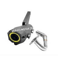 VND AK 777 B1 Standard Racing Exhaust for MIO M3 / MIO Z / FINO 125 / SOUL GT / X RIDE TSUKIGI