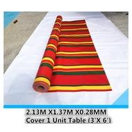 itop Alas Meja 2.13m x 1.37m x 0.28mm Table Cloth Untuk Night Bazaar Pasar Malam