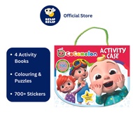 CoComelon Activity Case Gift Set with 4 Colouring & Activity Books & 700 Stickers for Kids