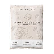 *嘖嘖爆款 [Body Goals] 乳清蛋白飲 (30包/盒) 30入組-法式可可