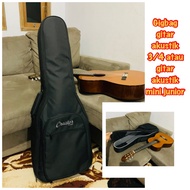 3/4 acoustic guitar Gigbag or junior guitar