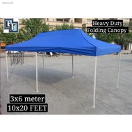 ✇KT 10X20 FT  3X6M HEAVY DUTY FOLDING CANOPY TENT kanopi bazar pasar MALAM KHEMAH