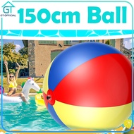 150cm Jumbo Beach Ball Giant Inflatable Ball PVC Inflatable Giant Beach Ball Swimming Pool Toy Volle
