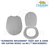 CLAYTAN LEO WC4511 HEAVY DUTY REPLACEMENT SEAT & COVER  (SAME SHAPE AS UCSN207S) - TOILET SEAT & COV