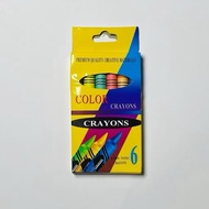 Crayon pencils containing 6 birthday souvenirs
