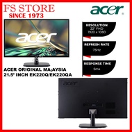 ACER ORIGINAL MALAYSIA 21.5 INK EK220Q/EK220QA LCD MONITOR