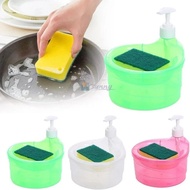 ⚡ Soap Dispenser Bottle Automatic Liquid Soap Dispenser Kitchen Bath Accessories Sponge Brush Storage Box Manual Soap Dispenser ⚡