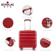 Echolac愛可樂電腦拉桿箱萬向輪旅行箱17寸潮空姐登機箱PC行李箱