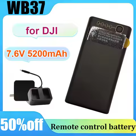 WB37 DJI Remote Controller Battery WB37 for DJI T70S/T100S/T70P/T55/T60/T50/T40 7.6V 5200mAh Plant p