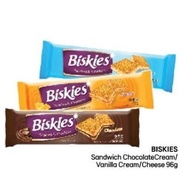 Biskies Krakers Sandwich Biscuits Snacks 96g Chocolate Chocolate, Cheese, Vanilla, Black Creme Choco