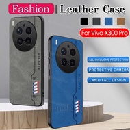 Casing For Vivo X300 X 300 Pro X300Pro VivoX300 Pro VivoX300Pro 2025 Leather Phone Case Lens Shockpr