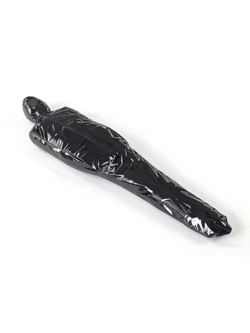 Exotic Oil Glossy Bodystocking Adult One Piece Tights Full Coat Zentai Patent Leather Jumpsuit Mummy