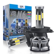 N6 glass tube 6 sides 3000K 6000K 8000K canbus csp chip  9005 9006 H1 led lamp H4 H7 led headlight b