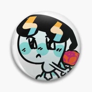 Nine Xfohv Bfdi  Soft Button Pin Brooch Creative Women Decor Cute Gift Lapel Pin Collar Badge Clothe