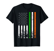 Irish American Flag Ireland Flag ST PATRICK'S DAY Gift Lucky T-Shirt
