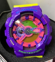 G-Shock 絕版 紫色殼 黃色錶帶 GA-110HC-6A