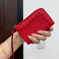 Bottega Veneta BV 紅色 卡包 卡夾 信用卡卡夾 短夾 皮包 皮夾 零錢包 手拿包