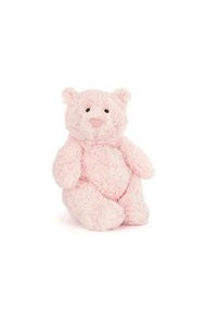 粉熊Jellycat Leola Bear Medium Jellycat 粉色小熊毛絨玩具
