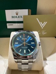 (Sold) Rolex 116400GV Milgauss blue dial 116400