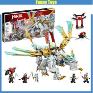 71786 Zane's Ice Dragon Creature Building Blocks Ninja vs Skeleton Toys Gifts for Boys