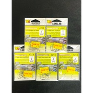 🐠 THE ANGLAR 4213 GALAH HOOKS | MADE IN KOREA CHEMICALLY SHARPENED HOOKS BLACK NICKELS  4213