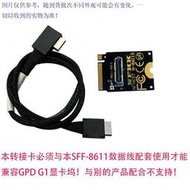 優選+好品質Oculink SFF-8612轉接卡+SFF-8611數據綫連接綫用於GPD G1