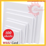 A3 White Card 120g 135g 150g 165g 180g 230g 250g | Plain Card | Drawing Paper | Ivory Card | Kad Put