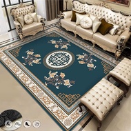 5d bali carpet, living room decoration with blue rose pattern, 1m2x1m6 and 1m6x2m3 and 2mx3m large