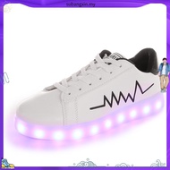 AIME Men/Women students ghost dance luminous shoes USB rechargeable led light sneaker Women's Shoes