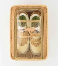 【KangaROOS 美國袋鼠鞋】隨身收納置物包  鞋子收納袋 旅行鞋袋 旅行袋 防水包 奶茶色