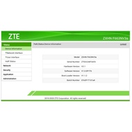 XPON ZTE F663NV3A SECOND